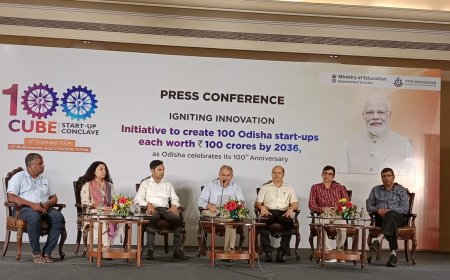 ଆଇଆଇଟି ଭୁବନେଶ୍ବର ଅନୁସନ୍ଧାନ ଏବଂ ଉଦ୍ୟୋଗୀ ପାର୍କର 100-କ୍ୟୁବ୍‌ ଷ୍ଟାର୍ଟ ଅପ୍ ପଦକ୍ଷେପ