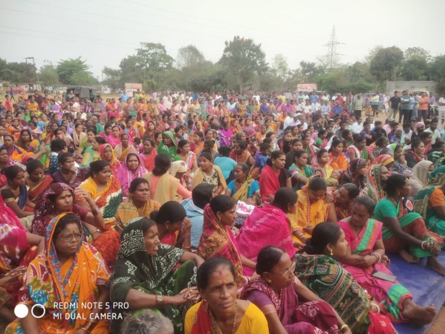 ସାଲିଆସାହିରେ ଜଙ୍ଗଲ ଅଧିକାର ଆଇନ କାର୍ଯ୍ୟକାରୀ କରିବା ଦାବିରେ ବିଶାଳ ଜନସମାବେଶ