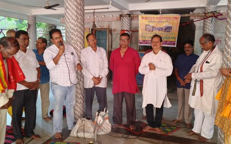 ହରିଦ୍ଵାର ରେ ଶ୍ରୀଜଗନ୍ନାଥ ଙ୍କ ମନ୍ଦିର ଶୀଘ୍ର ନିର୍ମାଣ ନିମନ୍ତେ ରୁଦ୍ରା ଭିଶେକ ଭୁବନେଶ୍ବର ଠାରେ ଅନୁଷ୍ଠିତ କରାଯାଇଛି